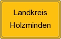 Ortsschild von Landkreis Holzminden