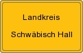 Ortsschild von Landkreis Schwäbisch Hall