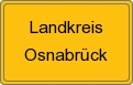 Ortsschild von Landkreis Osnabrück