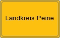 Ortsschild von Landkreis Peine