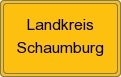 Ortsschild von Landkreis Schaumburg