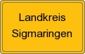 Ortsschild von Landkreis Sigmaringen