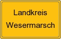 Ortsschild von Landkreis Wesermarsch