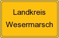 Ortsschild von Landkreis Wesermarsch