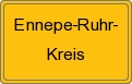Ortsschild von Ennepe-Ruhr-Kreis