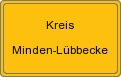 Ortsschild von Kreis Minden-Lübbecke