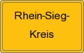 Ortsschild von Rhein-Sieg-Kreis