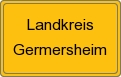 Ortsschild von Landkreis Germersheim