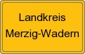 Ortsschild von Landkreis Merzig-Wadern