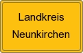 Ortsschild von Landkreis Neunkirchen