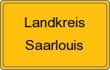 Ortsschild von Landkreis Saarlouis