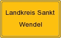 Ortsschild von Landkreis Sankt Wendel