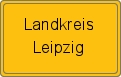Ortsschild von Landkreis Leipzig