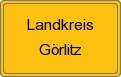 Ortsschild von Landkreis Görlitz