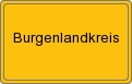 Ortsschild von Burgenlandkreis