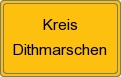 Ortsschild von Kreis Dithmarschen