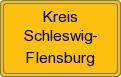 Ortsschild von Kreis Schleswig-Flensburg