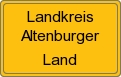 Ortsschild von Landkreis Altenburger Land
