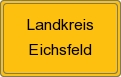 Ortsschild von Landkreis Eichsfeld