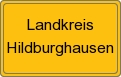 Ortsschild von Landkreis Hildburghausen