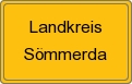 Ortsschild von Landkreis Sömmerda