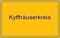 Ortsschild von Kyffhäuserkreis