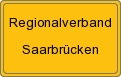 Ortsschild von Regionalverband Saarbrücken