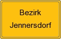 Ortsschild von Bezirk Jennersdorf