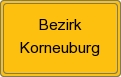 Ortsschild von Bezirk Korneuburg