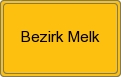Ortsschild von Bezirk Melk