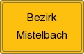 Ortsschild von Bezirk Mistelbach