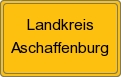 Ortsschild von Landkreis Aschaffenburg