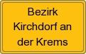 Ortsschild von Bezirk Kirchdorf an der Krems