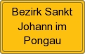 Ortsschild von Bezirk Sankt Johann im Pongau