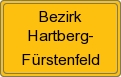 Ortsschild von Bezirk Hartberg-Fürstenfeld