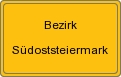 Ortsschild von Bezirk Südoststeiermark
