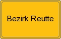 Ortsschild von Bezirk Reutte