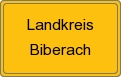 Ortsschild von Landkreis Biberach