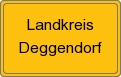 Ortsschild von Landkreis Deggendorf