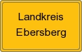 Ortsschild von Landkreis Ebersberg