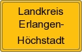 Ortsschild von Landkreis Erlangen-Höchstadt
