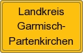 Ortsschild von Landkreis Garmisch-Partenkirchen