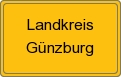 Ortsschild von Landkreis Günzburg