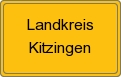 Ortsschild von Landkreis Kitzingen