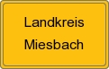 Ortsschild von Landkreis Miesbach