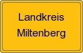 Ortsschild Landkreis Miltenberg
