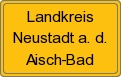 Ortsschild von Landkreis Neustadt a. d. Aisch-Bad Windsheim