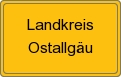 Ortsschild von Landkreis Ostallgäu