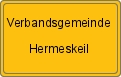 Ortsschild von Verbandsgemeinde Hermeskeil