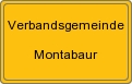 Ortsschild von Verbandsgemeinde Montabaur